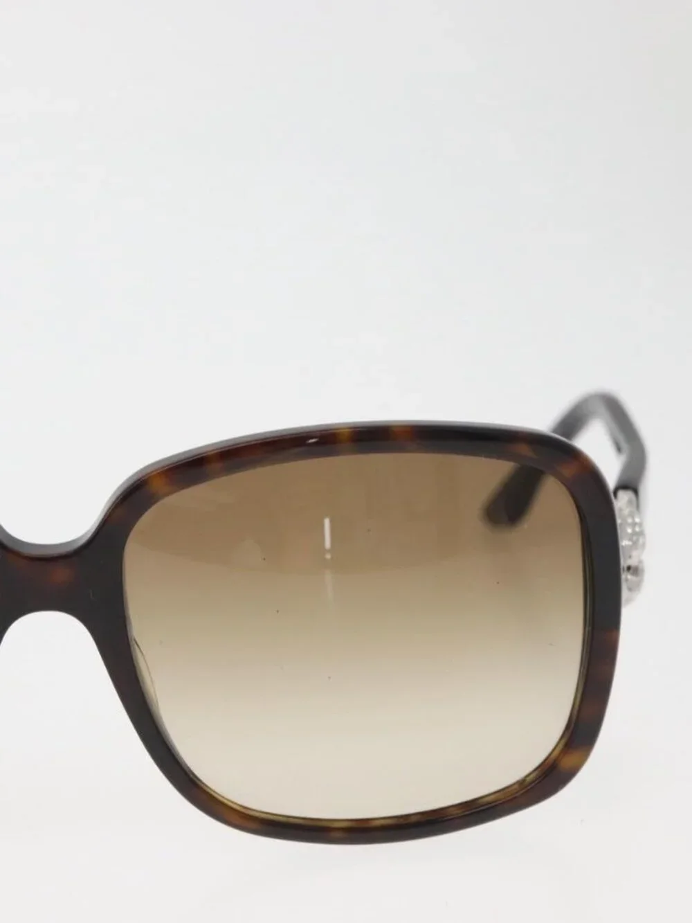 GUCCI Sunglasses plastic Brown Auth 155759